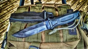 The Gerber Strongarm fixed blade full tang knife. A good knife is an important part of your disaster survival kit.