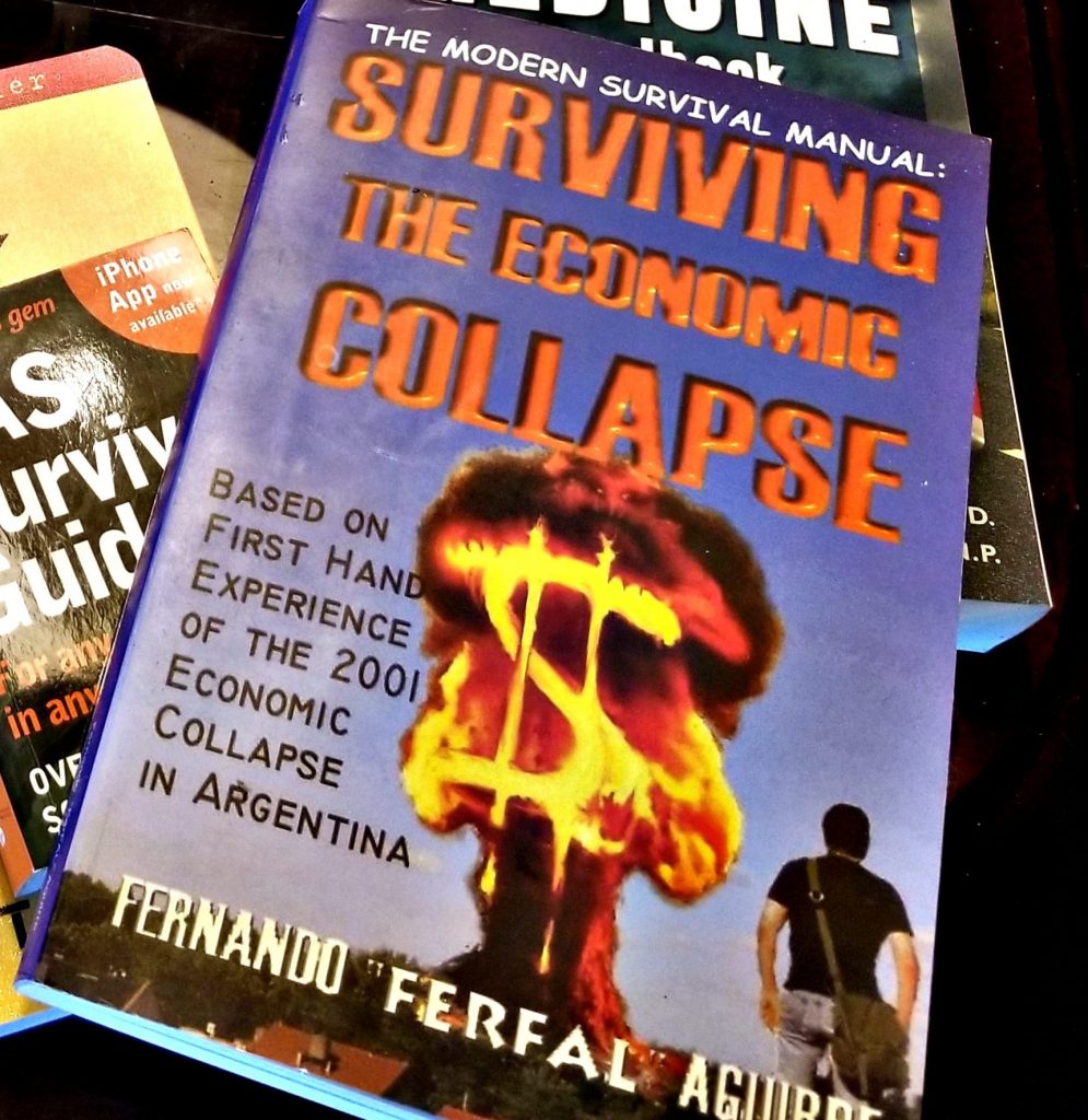Surviving the Economic Collapse details the challenges faced during a collapse of society. 