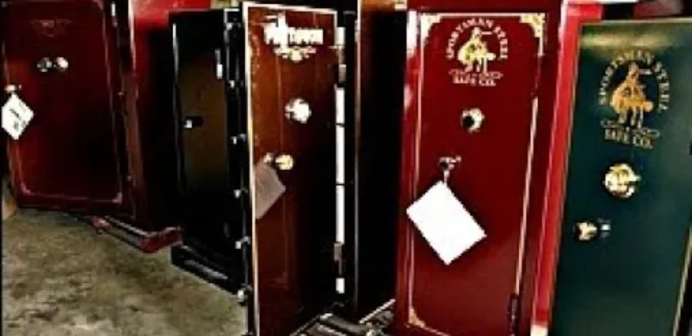 Gun Safes come in many sizes and styles
