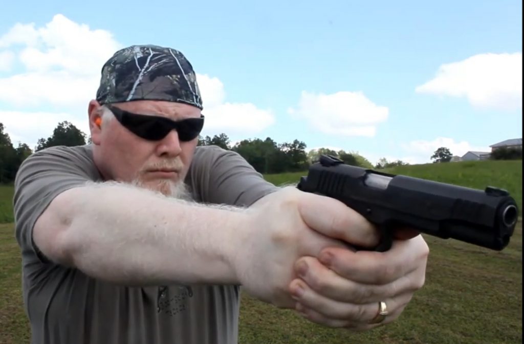 The Taurus pt1911 has been a reliable pistol at the range.