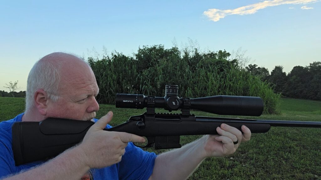 Eye relief with the DNT Optics "The One" Scope